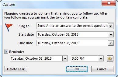 Setting Up A Reminder In Outlook For Mac