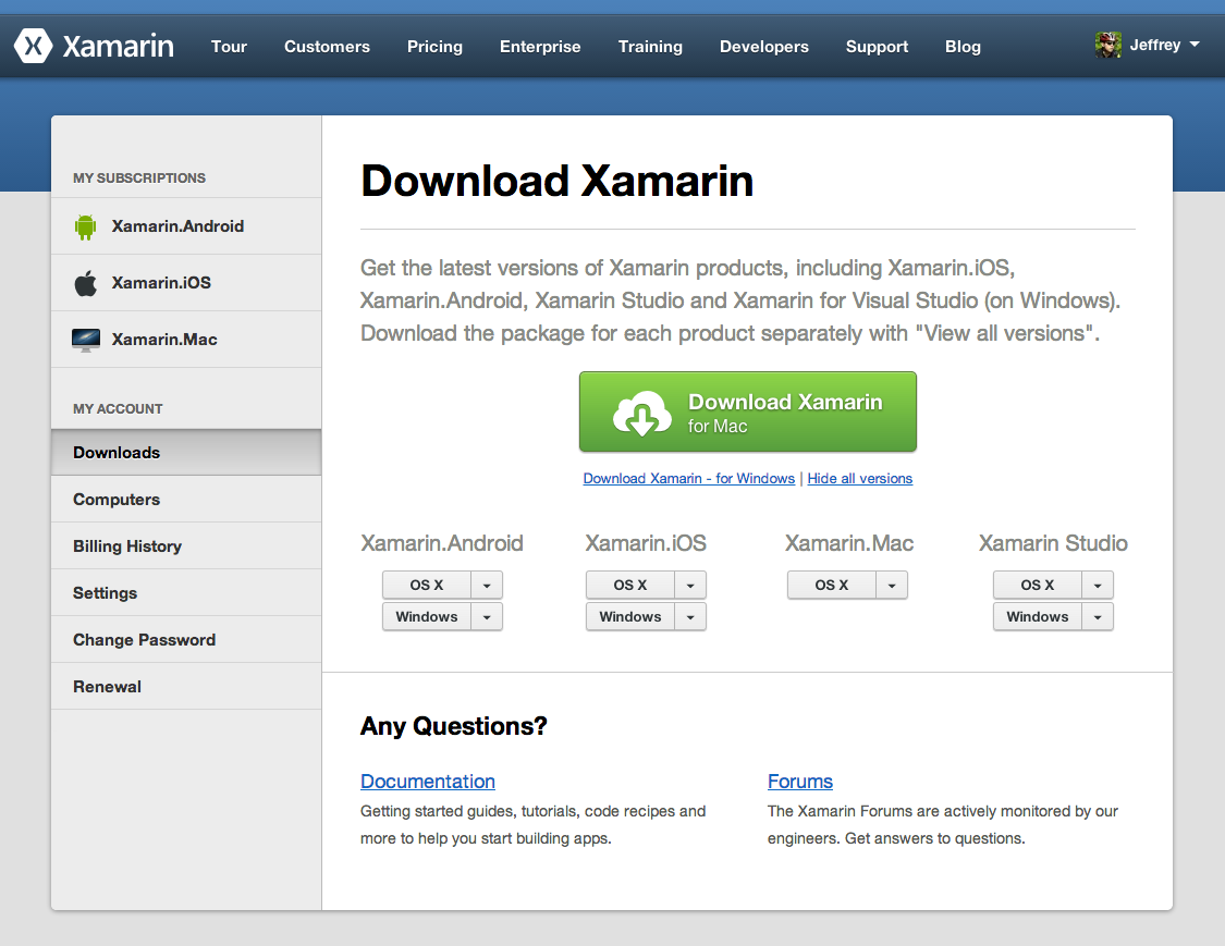 Xamarin Studio For Mac 10.8.5